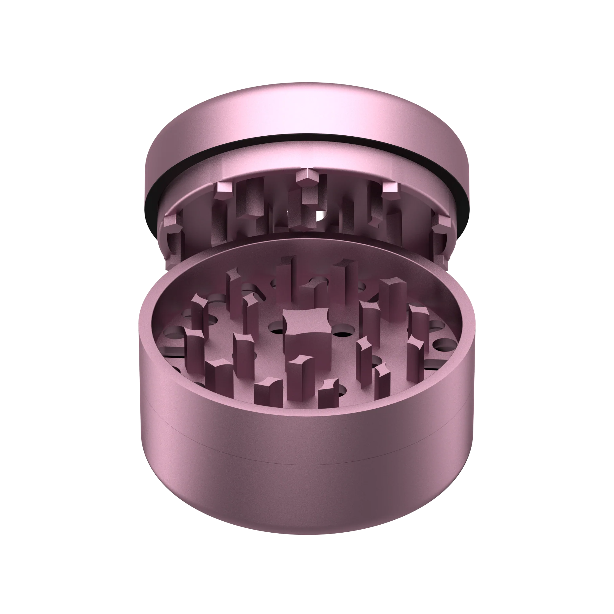 Bud 3-Part Matte Grinder 62mm - Pink - Image 3