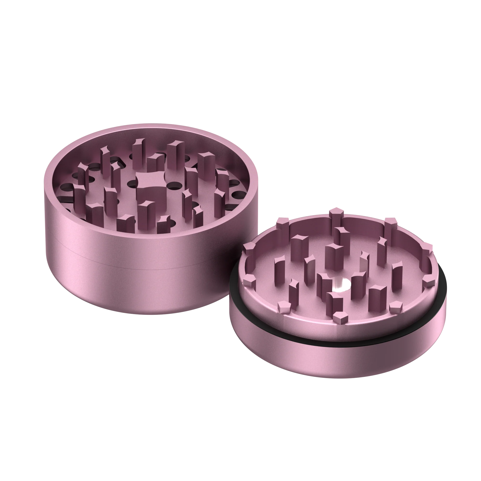 Bud 3-Part Matte Grinder 62mm - Pink - Image 4