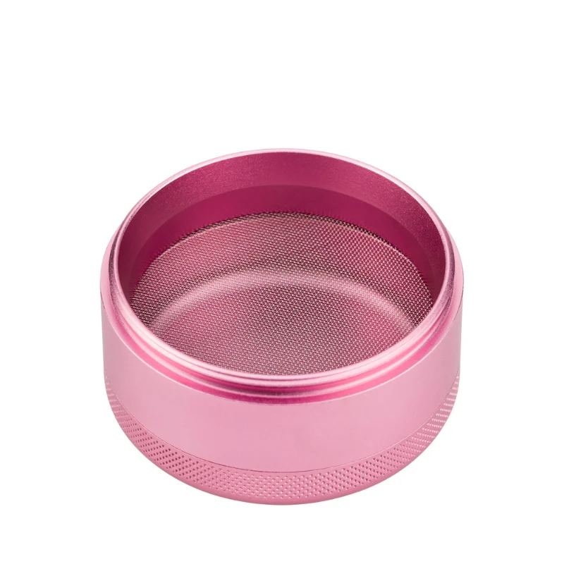 Bud 4-Part Aluminium Grinder 60mm - Pink - Image 3