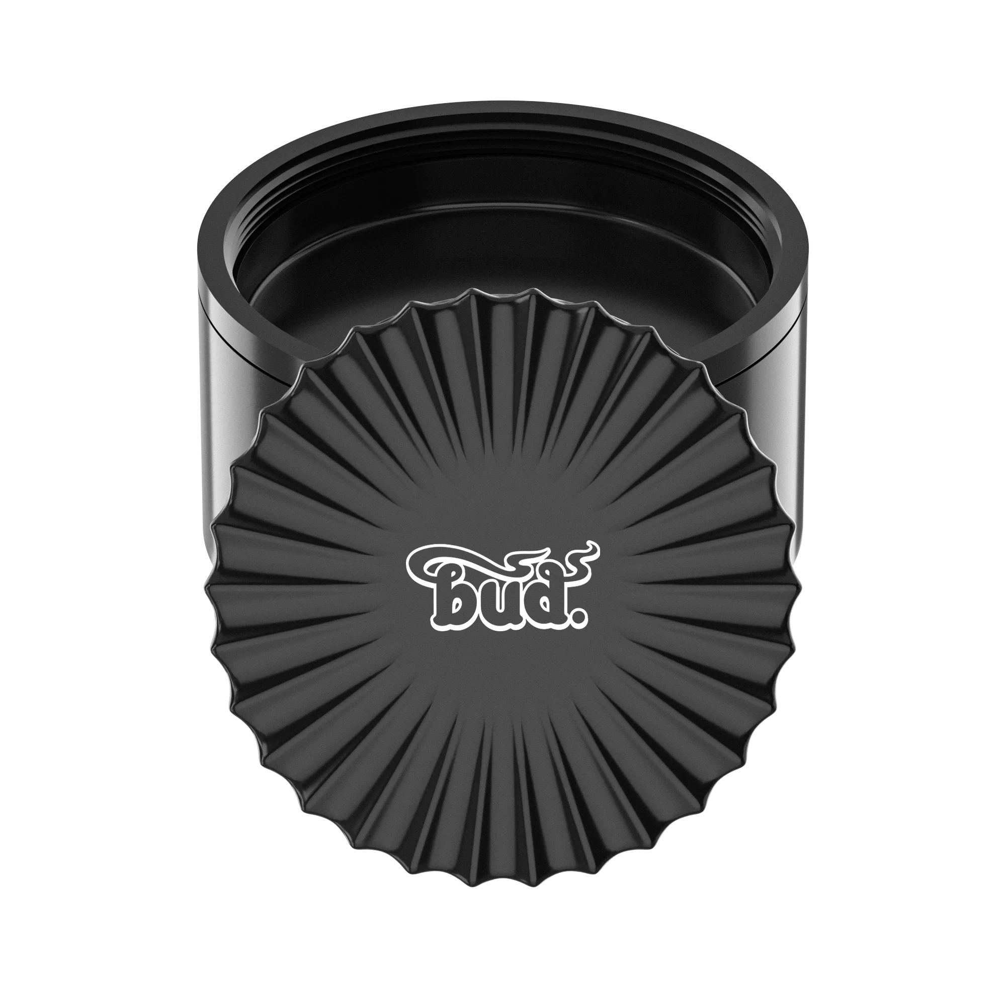 Bud 5-Part Ceramic v3 Non-Stick Grinder 62mm - Black - Image 4