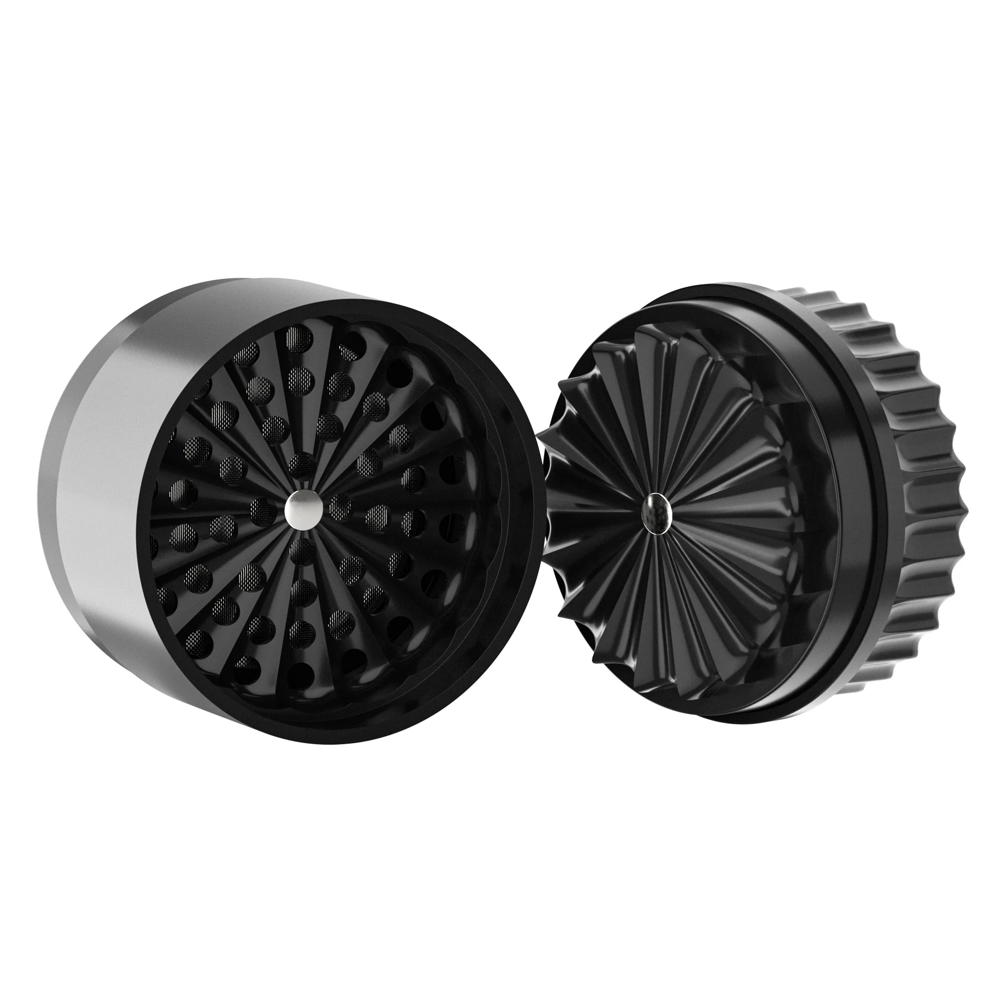 Bud 5-Part Ceramic v3 Non-Stick Grinder 62mm - Black - Image 6