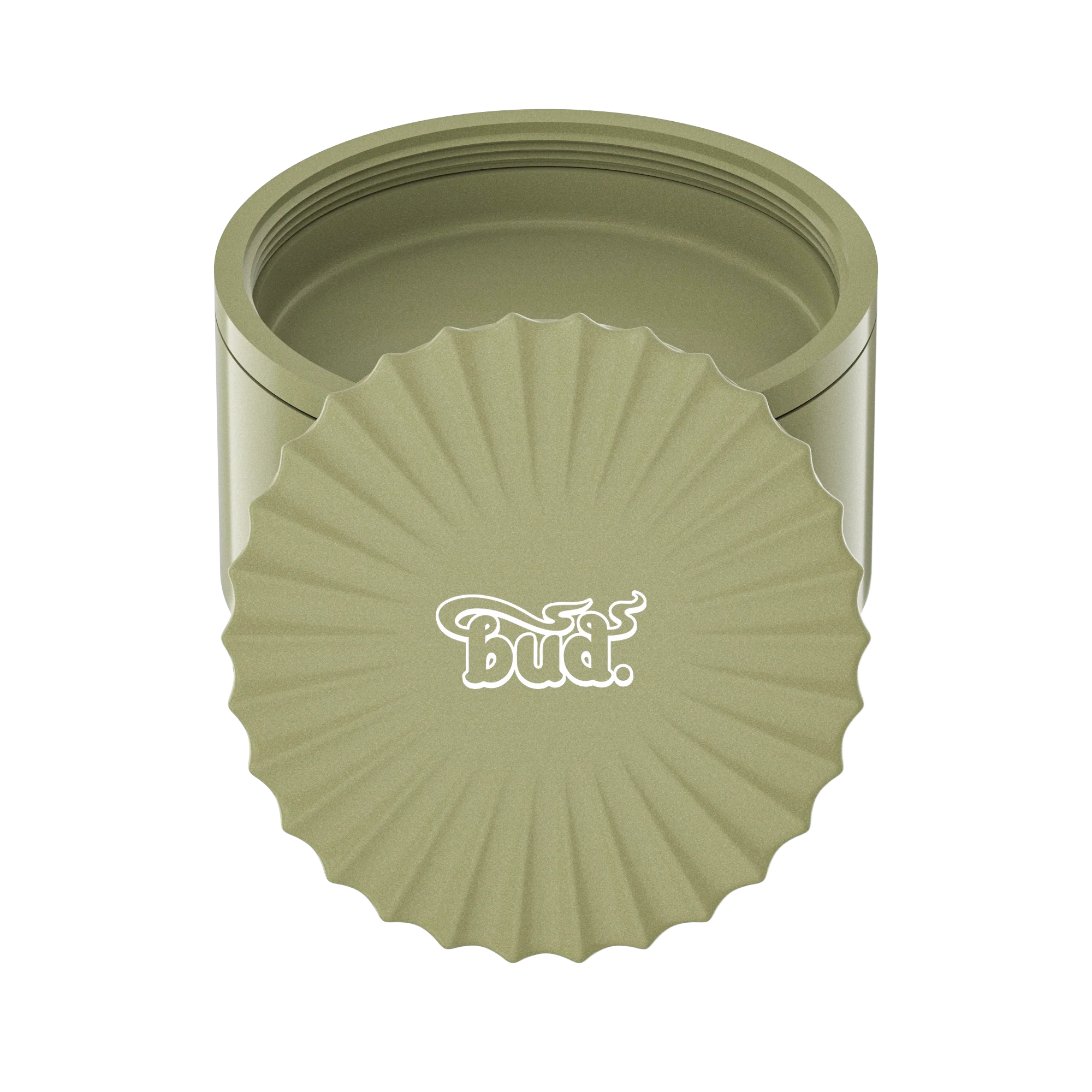 Bud 5-Part Ceramic v3 Non-Stick Grinder 62mm - Green - Image 4
