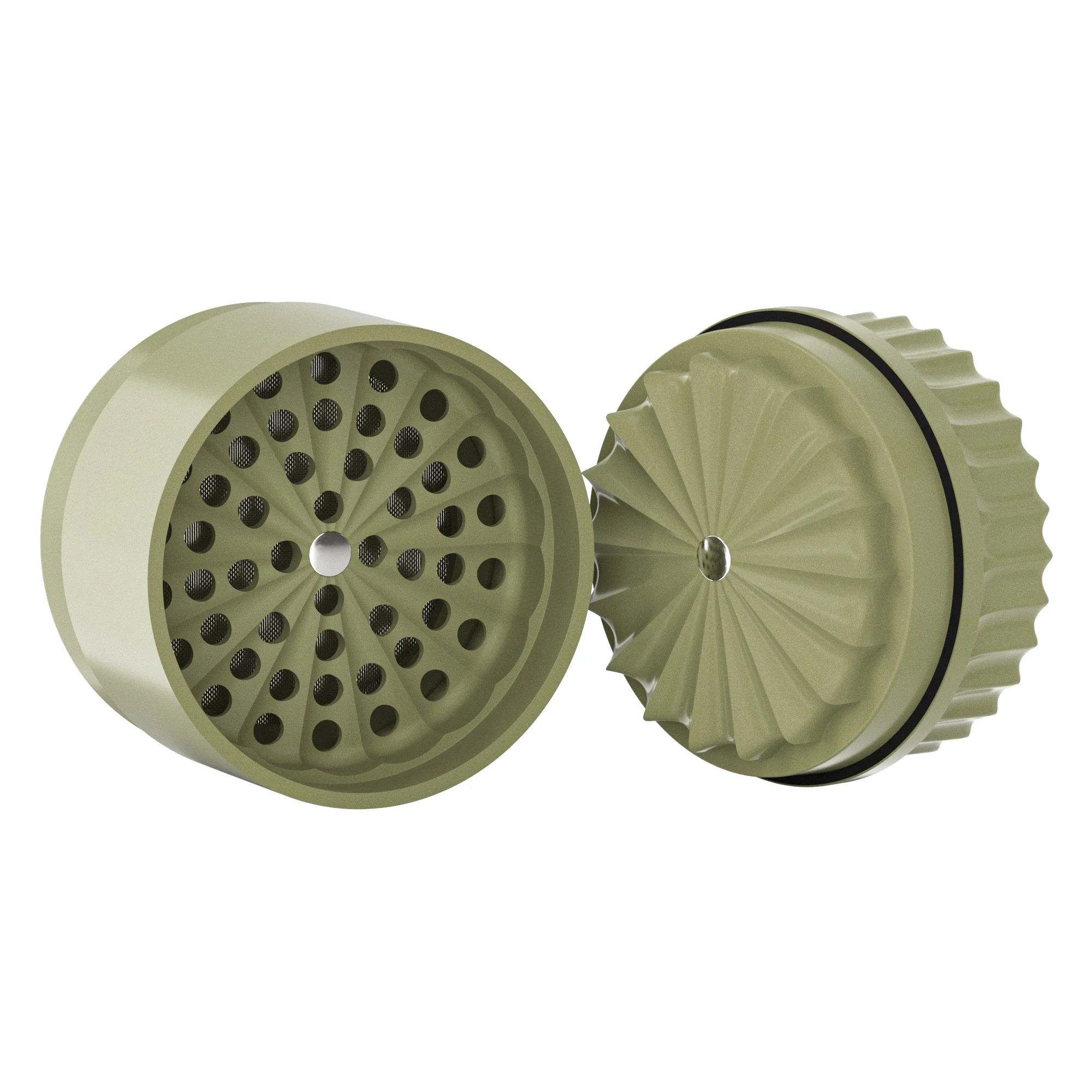 Bud 5-Part Ceramic v3 Non-Stick Grinder 62mm - Green - Image 6