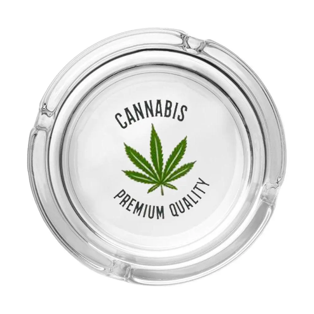 Cannabis Collection Glass Ashtray - Image 3
