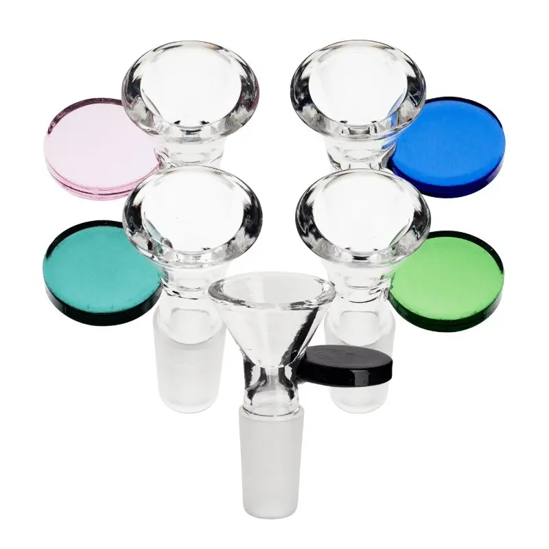 Coin Handle Accent Glass Cone Piece 18mm - Image 7