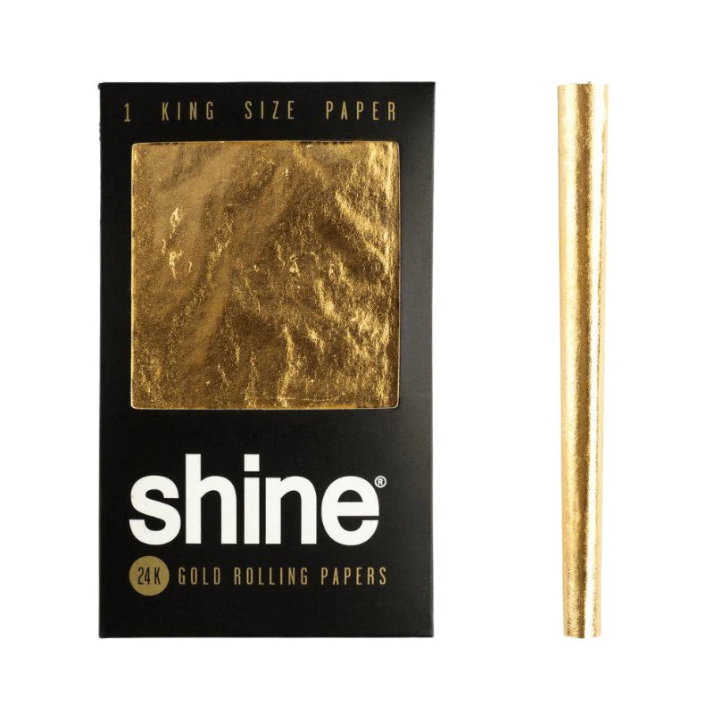 Shine 24K Gold Rolling Paper - King Size (1 Sheet) - Image 3