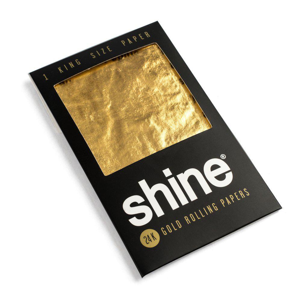 Shine 24K Gold Rolling Paper - King Size (1 Sheet) - Image 4