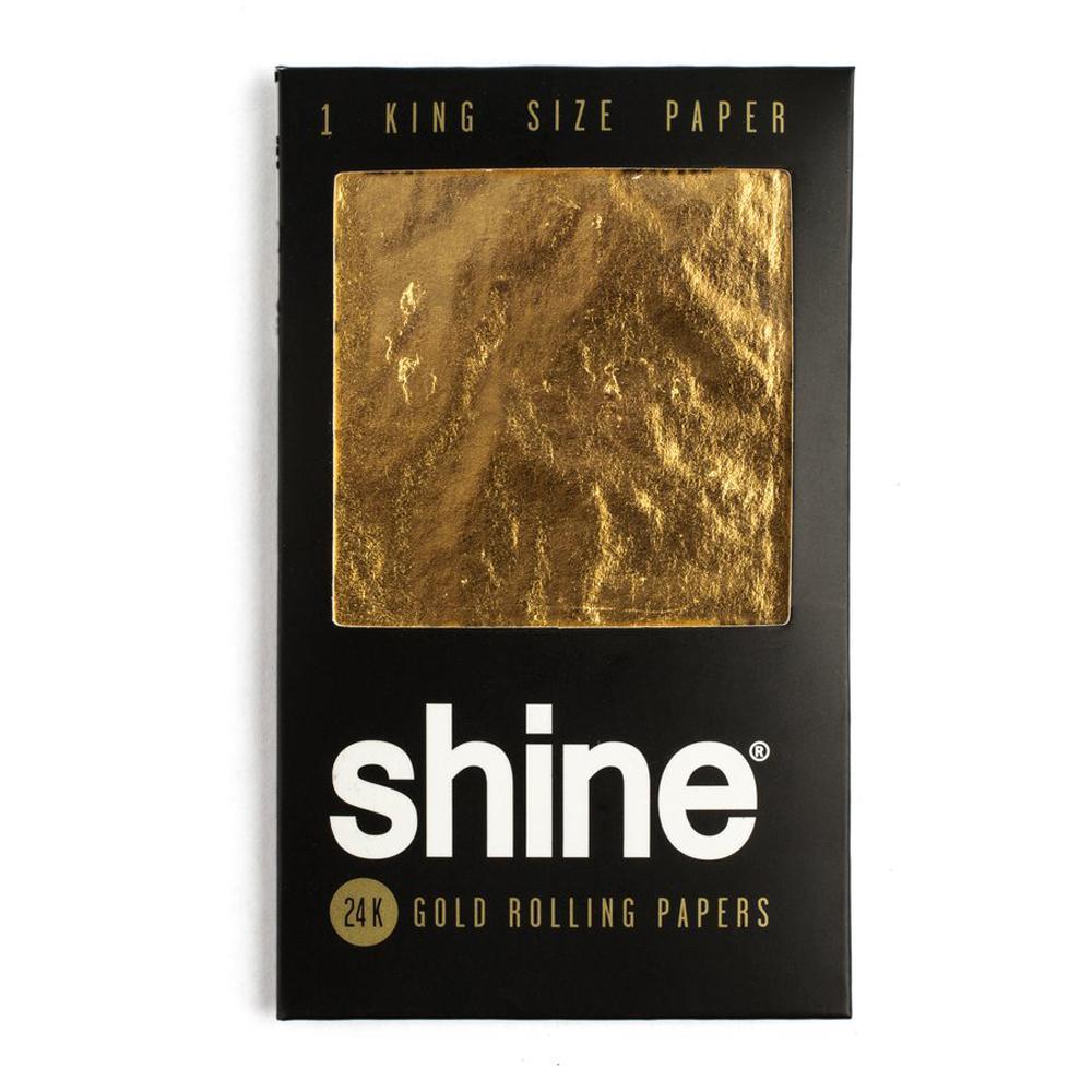 Shine 24K Gold Rolling Paper - King Size (1 Sheet) - Image 5