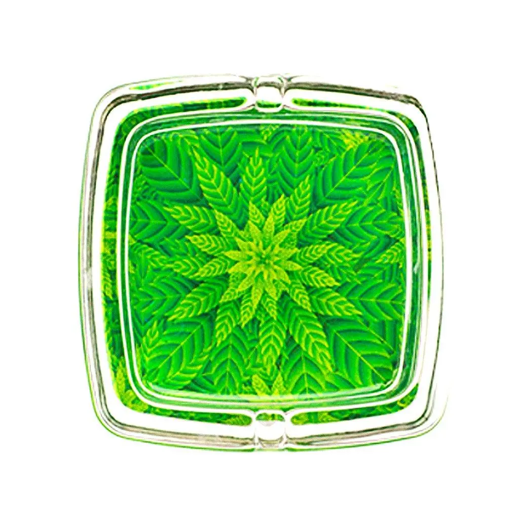 Square Leaf Hip 2Bee Glass Ashtrays - Image 6